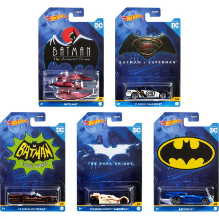 Hot Wheel Themed Batman Sortiment