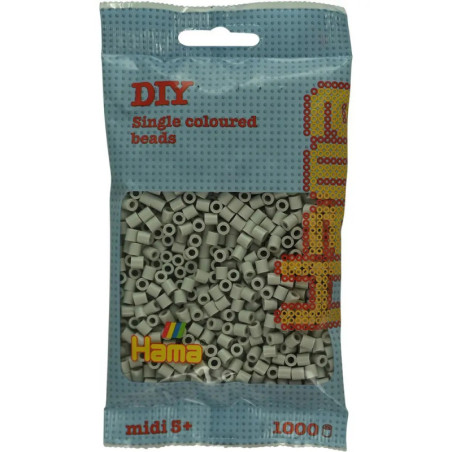 HAMA Perlen Kieselgrau 1000 Stück