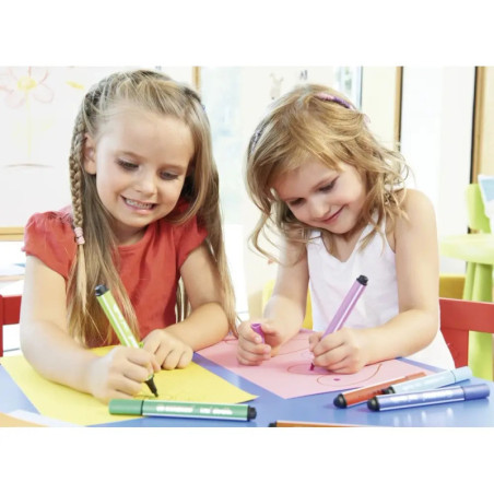 Fasermaler Trio Scribbi 12er Tischset