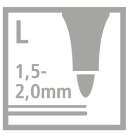 Fasermaler Trio Scribbi 12er Tischset