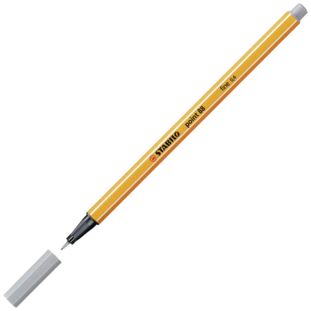 Fineliner point 88 mittelgrau