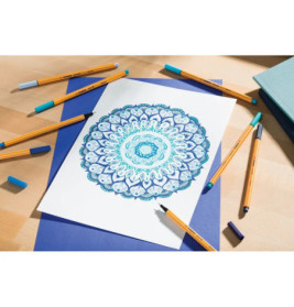 Fineliner point 88 mittelgrau