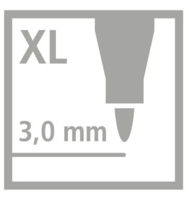 Faserschreiber Trio Deco 6er