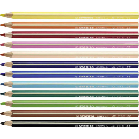Farbstiftetui GREENtrio 12er
