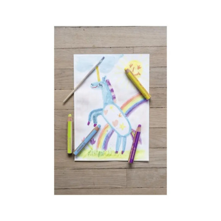 Aquarellbuntstift woody 3 in 1 mittelblau