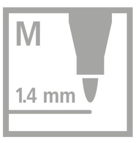 Filzstift Pen 68 metallic violett