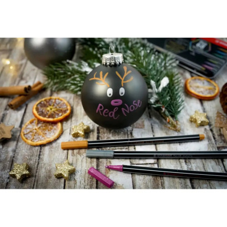 Filzstift Pen 68 metallic silber