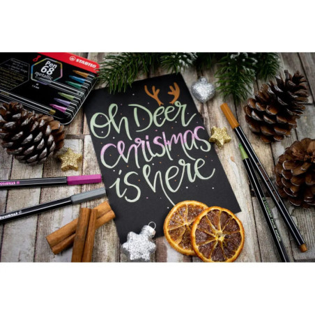 Filzstift Pen 68 metallic grün