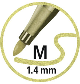 Filzstift Pen 68 metallic kupfer