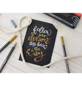 Filzstift Pen 68 metallic gold