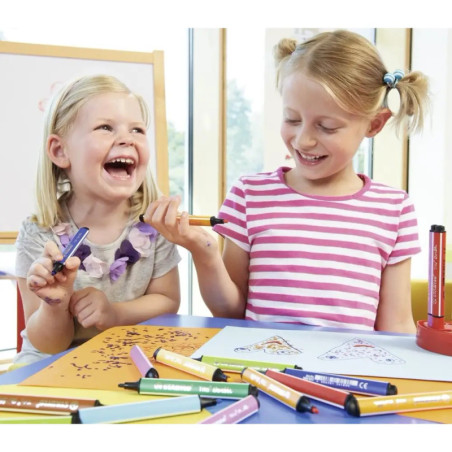 Fasermaler Trio Scribbi blau