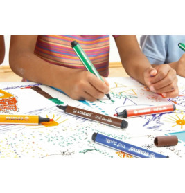 Fasermaler Trio Scribbi blau