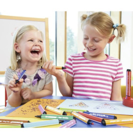 Fasermaler Trio Scribbi rot