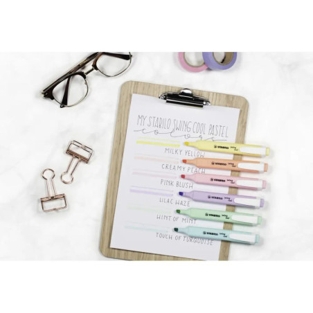 Highlighter STABILO® swing® cool Pastel EditionSTABILO swing cool Pastel Hauch von Minzgrün
