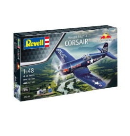 Eine Schachtel mit einem Modellflugzeug.