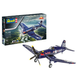 Geschenkset Flying Bulls F4U-4 Corsair, Revell Modellbausatz mit Basiszubehör