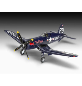 Geschenkset Flying Bulls F4U-4 Corsair, Revell Modellbausatz mit Basiszubehör