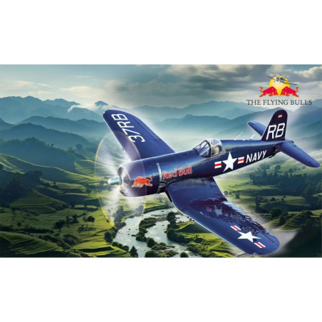 Geschenkset Flying Bulls F4U-4 Corsair, Revell Modellbausatz mit Basiszubehör Geschenkset Flying Bulls F4U-4 Corsair, Revell Modellbausatz mit Basiszubehör
