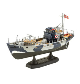 Model Set KFK (Kriegsfischkutter), Revell Modellbausatz mit Basiszubehör