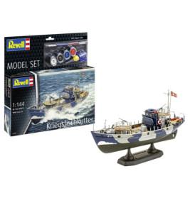 Model Set KFK (Kriegsfischkutter), Revell Modellbausatz mit Basiszubehör