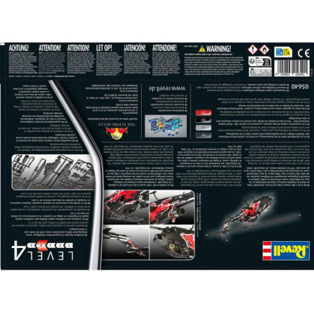 Geschenkset Flying Bulls AH-1F Cobra, Revell Modellbausatz mit Basiszubehör