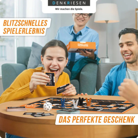 DENKRIESEN - STADT LAND VOLLPFOSTEN® Brettspiel + Junior Erweiterung