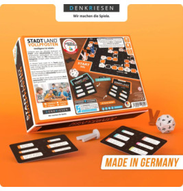 DENKRIESEN - STADT LAND VOLLPFOSTEN® Brettspiel + Junior Erweiterung