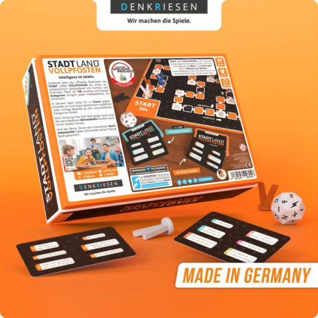 DENKRIESEN - STADT LAND VOLLPFOSTEN® Brettspiel + Junior Erweiterung