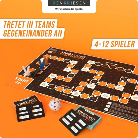 DENKRIESEN - STADT LAND VOLLPFOSTEN® Brettspiel + Junior Erweiterung