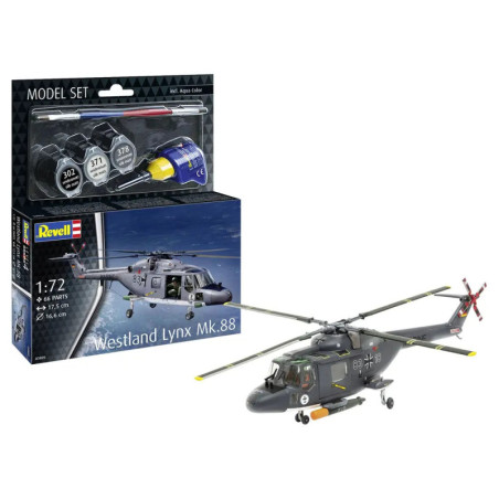 Model Set Westland Lynx, Revell Modellbausatz mit Basiszubehör
