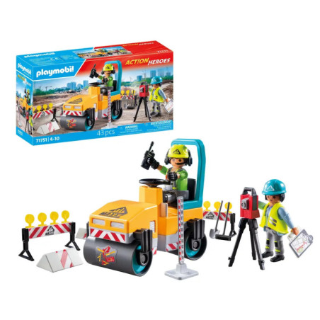 PLAYMOBIL 71751 Straßenbaustelle
