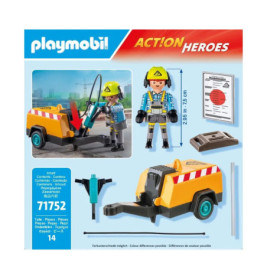 PLAYMOBIL 71752 Bauarbeiter mit Meißel