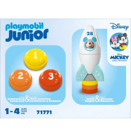 PLAYMOBIL 71771 JUNIOR & Disney: Micky Maus  Raketen- & Weltraum-Abenteuer