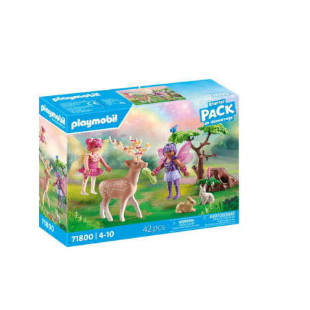 PLAYMOBIL 71800 Feen mit süßen Waldtieren