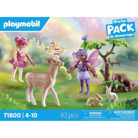 PLAYMOBIL 71800 Feen mit süßen Waldtieren