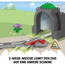 LEGO DUPLO Town 10425 Eisenbahntunnel und Schienen – Erweiterungsset