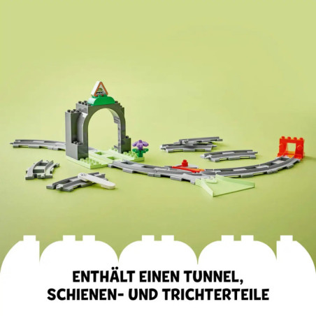 LEGO DUPLO Town 10425 Eisenbahntunnel und Schienen – Erweiterungsset