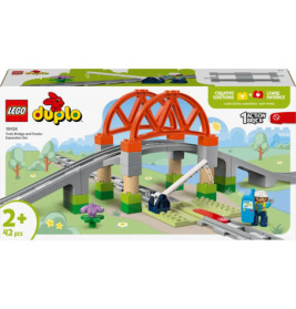 LEGO DUPLO Town 10426 Eisenbahnbrücke und Schienen – Erweiterungsset