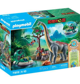 PLAYMOBIL 71819 Brachiosaurus-Begegnung mit Luftkissenboot