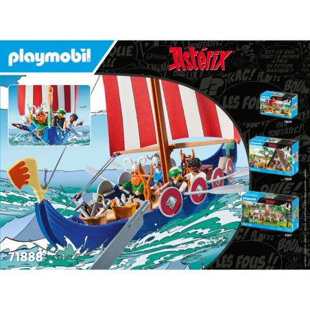 PLAYMOBIL 71888 Asterix: Piratenschiff