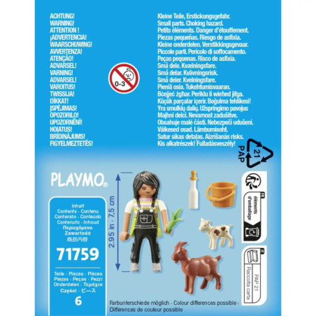 PLAYMOBIL 71759 Frau mit Ziegen