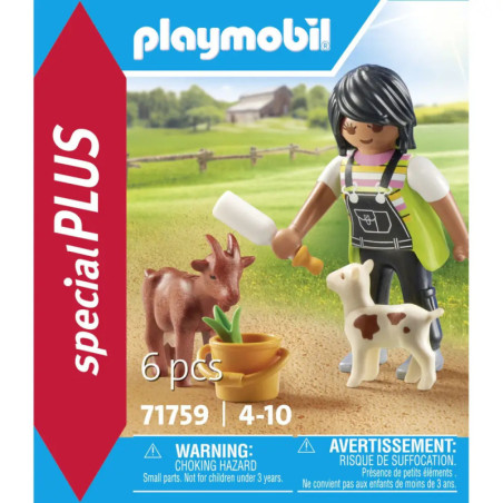 PLAYMOBIL 71759 Frau mit Ziegen