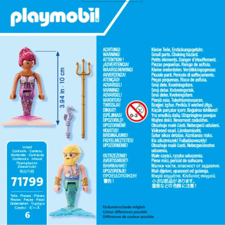 PLAYMOBIL 71799 Meerjungfrau und Meermann
