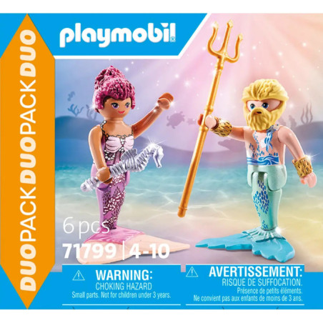 PLAYMOBIL 71799 Meerjungfrau und Meermann