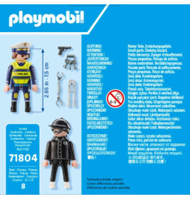PLAYMOBIL 71804 Polizist und Einbrecher