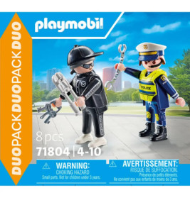 PLAYMOBIL 71804 Polizist und Einbrecher