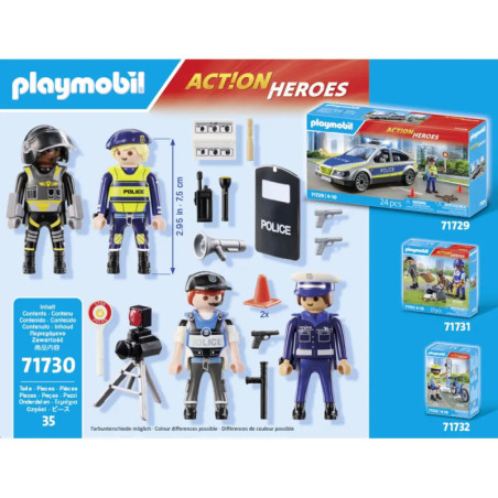 PLAYMOBIL 71730 Figurenset Polizei