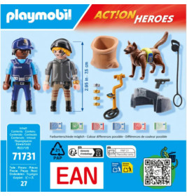 PLAYMOBIL 71731 Spurensuche mit Hund
