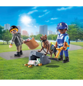 PLAYMOBIL 71731 Spurensuche mit Hund