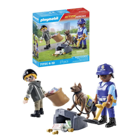 PLAYMOBIL 71731 Spurensuche mit Hund